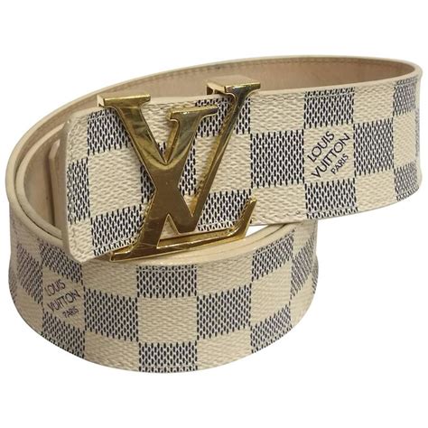 white damier louis vuitton belt replica|Louis Vuitton damier belt authentic.